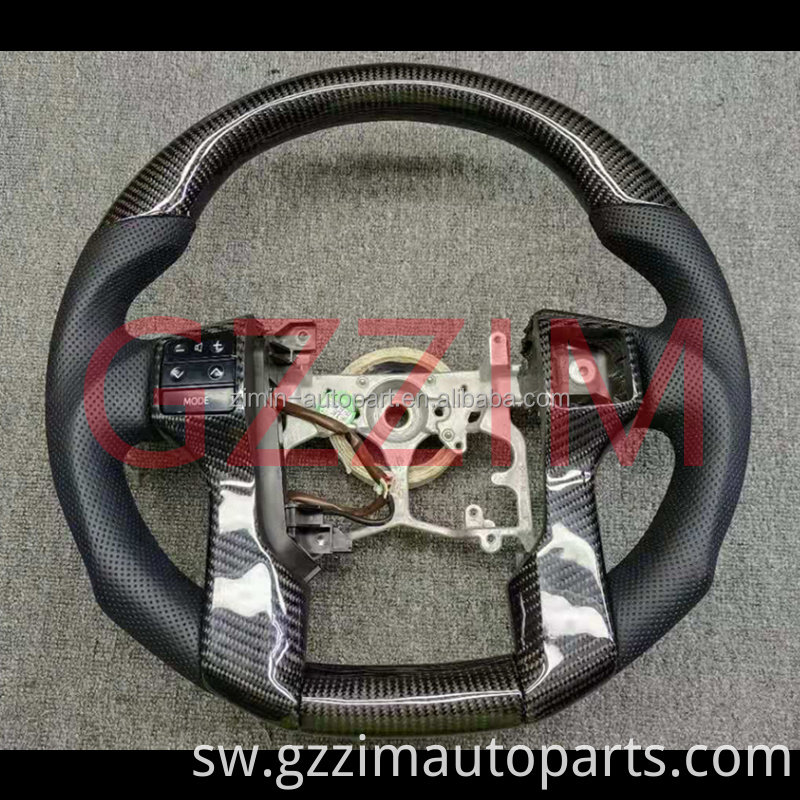 Gari iliyoboreshwa ya hali ya juu ya Carbon FIBER ROURD / Gurudumu la mraba kwa Prado FJ150